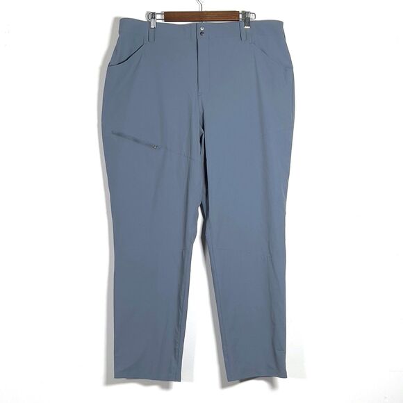 AKHG Alaskan Hardgear Pants Men Sz 20W Blue Roadless Performance Tech Hiking - Picture 1 of 14